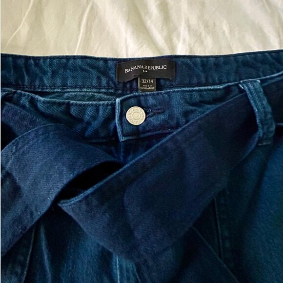 Banana Republic Navy Denim Utility Short - Sz. 14 - Picture 3 of 8